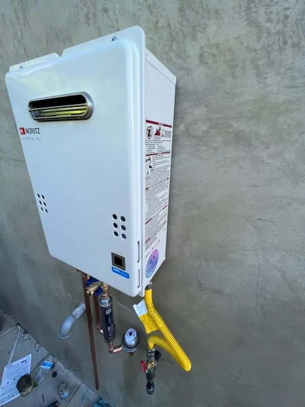Tankless water heater installation for Danielson homes